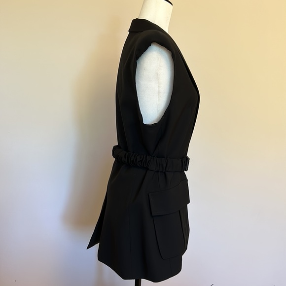 SMYTHE
Belted Sleeveless Blazer/vest - Black size 8 - Picture 5 of 11